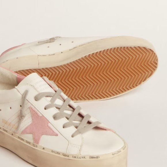 Hi Star with suede star and old rose leather heel tab - Picture 3 of 5